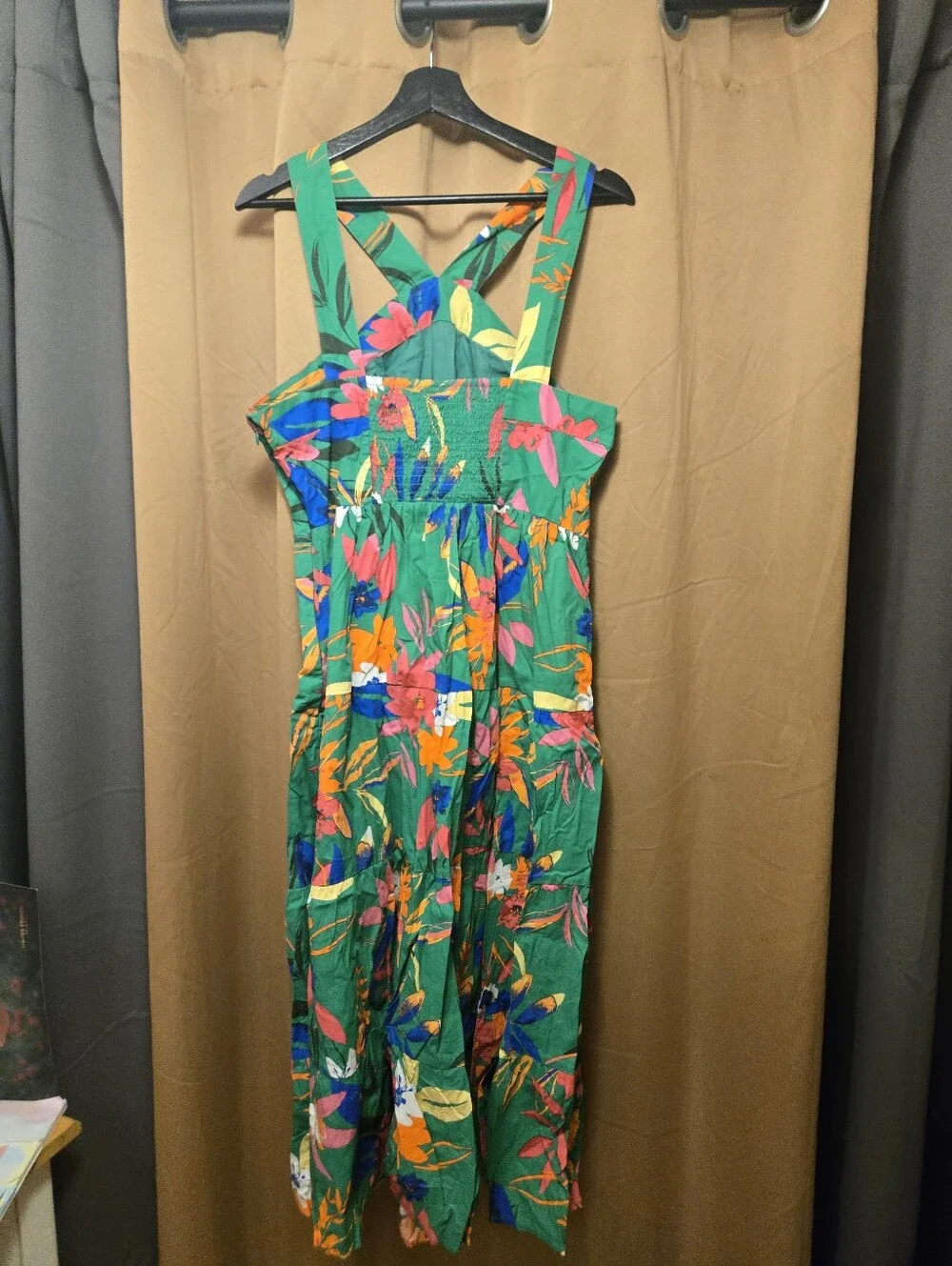 J. Crew vibrant green